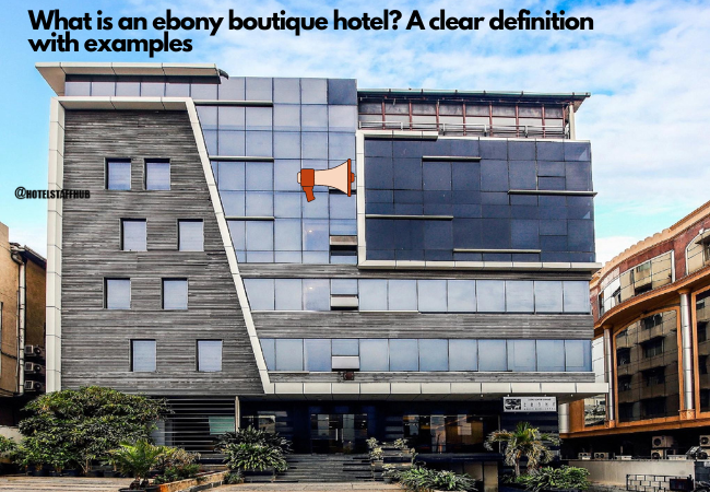 What is an ebony boutique hotel? A clear definition with examples